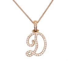 14k Yellow Gold Large Diamond Initial "D" Pendant with Chain 1.12 Ctw Diamond Carat Weight: 1.12Ctw Diamond Clarity: SI/VS Diamond Color: H/G Letter Type: D Setting Type: Pave Metal Color: Yellow Metal Type: 14K Gold G Letter, Initial D, Types Of Lettering, Vs Diamond, Pendant With Chain, Diamond Carat, Initial Pendant, Diamond Color, Diamond Clarity