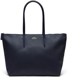 Women's Concept Zip Tote Bag Lacoste Bag Women, Lacoste Bag, Navy Handbag, Navy Blue Purse, Handbags For School, Shoulder Bags For School, Drawing Bag, Lacoste Women