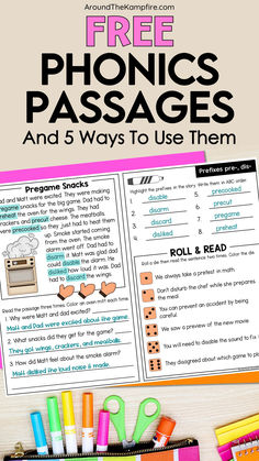 Free phonics passages for 2nd and 3rd grade students. Free Decodable Books, Teaching Fluency, Free Reading Passages, Phonics Passages, Decoding Activities, Decodable Passages, Top Teacher