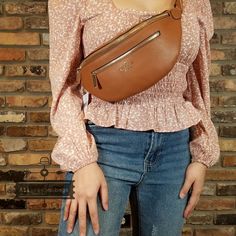 #ad Top Seller for NWT Kate Spade New York Leila Leather Belt Bag Fanny Pack in Warm Gingerbread, Fashion Women's Bags Leather Belt Bag, Top Seller, Kate Spade New York, Fanny Pack, Belt Bag, Pebbled Leather, Leather Belt