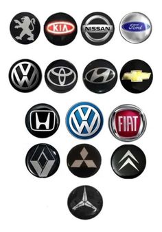 many different logos are shown in the shape of a circle on a white background photo