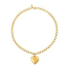 Heart of Gold Necklace Gold Heart-shaped Brass Necklace, Gold-tone Heart-shaped Necklace With Gold Chain, Gold-tone Heart Shaped Necklace With Gold Chain, Gold-tone Heart Necklace With Gold Chain, Gold Brass Necklace With Heart Charm, Gold Heart Charm Necklace In Brass, Heart Shaped Brass Necklaces, Everyday Gold Heart Necklace With Chain, Gold Heart-shaped Brass Charm Necklace