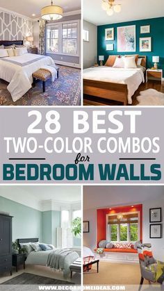 two color combos for bedroom walls with the words 28 best two color combos for bedroom walls