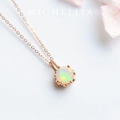 Our current turnaround time for regular orders is 6-8 weeks. For urgent orders, please shop our Ready-to-Ship collection below (7-10 business days): https://michellia.com/collections/ready-to-ship (please copy and paste into browser) -------- 「Eden」- Vintage Floral Solitaire Necklace, in Opal Featuring classic silhouettes with delicate floral details, our Eden floral solitaire collection is an everyday essential for every nature-loving soul. ♥ Product Summary ♥ Main Stone: Natural Ethiopian Fire Gold Opal Necklace, Red Color Combinations, Colors Of Fire, Fire Opals, Bridal Roses, Solitaire Necklace, October Birthday, Necklace Bridal, Solitaire Necklaces