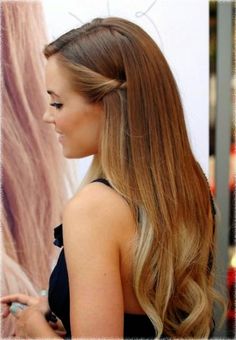 captivating-Blonde-Dip-Dyed-Hair-Lauren-Conrad-Ombre-Inspiring-Picture-hairstyles Beachy Blonde, Purple Ombre Hair, Hair Styles 2014, Wedding Guest Hairstyles, Fishtail Braid, Icy Blonde, High Ponytail, Ombre Hair Color