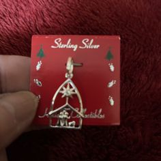 Charm Is Approximately 1” Long. Has A Ring Attached To Add To A Bracelet Ir Necklace. It Is An Open Cut Nativity Scene And Is Sterling Silver. New On Card. A Bracelet, Jewelry Sterling Silver, Nativity Scene, Nativity, Sterling Silver Jewelry, Jewelry Collection, Women Jewelry, Collectibles, Bracelet