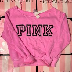 Brand New With Tag #10 Pink Vs Sweater, Thrift Manifest, Pink Clothes, Victoria Secret Outfits, Scene Outfits, Clothing Shopping, 2000s Fashion Outfits, Ghost Faces, Pink Victoria Secret