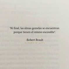 an open book with the words robert brault in spanish and english on top of it