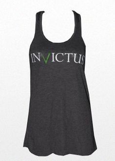 Women's Gray Poem Flowy Tank Top: This women's Invictus tank top is soft and flowy and flattering. "I am the Master of my fate; I am the captain of my soul" is printed on the back. Comfortable and casual, this shirt looks great in and out of the gym with jeans or leggings! Standard women's fit, tri-blend material. Invictus Poem, Captain Of My Soul, Flowy Tank Tops, The Master, Workout Clothes