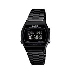 Casio G Shock B640WB-1BVT in Black.Casio G Shock B640WB-1BVT in Black. Black Casio Watch, Casio Digital, Casio Vintage, Casio Classic, Casio Edifice, Retro Watches, Retro Men, Casio G Shock, Face Design