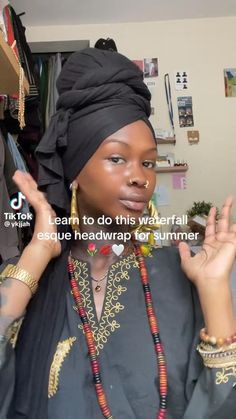 White Head Wrap Outfit, Bohemian Head Wrap, Head Wrap Over Locs, Headwraps On Short Hair, Erykah Badu Head Wrap Tutorial, Headwrap Bun Tutorial, Hair Wrap Tutorial Locs, Haitian Head Wrap, Elegant Headwrap Styles