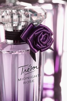 Tresor Midnight Rose... perhaps my next perfume purchase. LOVE IT it's addictive. Tresor Midnight Rose, Lancome Tresor, Koleksi Parfum, Midnight Rose, Perfume Floral, Rose Absolute