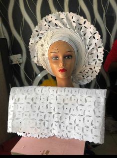 Autogele Aso-Oke is made to fit You. Features *100% genuine Aso-Oke. *Easy to tie and maintain. *Comfortable on the head. *Comes in plain Aso-Oke or embellished. *Embellished gele means the gele is decorated with stones and pearls. *Sash is also the same thing as Ipele. *Comes in other lovely colours. We also make complete bridal Aso Oke outfit. We can make this in large numbers for wedding guests. In case of additional/special request, kindly contact me. Wholesale price available. * If you need Traditional White Headscarf, White Headwrap, Circulation Remedies, African Headband, Blood Circulation Remedies, Nigerian Gele, Gele Styles, Pink Headwrap, African Turban