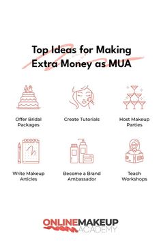 If you're an aspiring makeup artist seeking ways to earn extra income, you've landed in the right place. As an MUA, you can seize various opportunities to supplement your regular services. In this post, we will delve into six top-notch ideas for making extra money as an MUA💸 #makeup #makeupartistry #makeupartist #beautyindustry #mua Makeup Masterclass