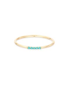 Adina Reyter 14K Yellow Gold Turquoise Stack Ring Dainty Turquoise Rings, Turquoise Wedding Band, Moms Birthday, Adina Reyter, Stack Ring, Turquoise Rings, Mom Birthday, Blue Rings, Turquoise Jewelry