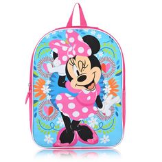 These Officially Licensed Disney Princesses backpacks are perfect for any little princess girl that wants to look adorable and stylish at School or Camp. These fan favorites feature some of the most iconic Disney Princess characters like Cinderella, Ariel, Tiana, Jasmine, Belle, Mulan, Snow White, Moana, Elsa, Anna, Stitch and Minnie Mouse! Give your kids some excitement with our great variety of styles to choose from, whether it’s our 6-piece design backpacks that comes with lunch bag, water po Minnie Mouse Backpack For Disney Fan Events, Minnie Mouse Standard Backpack For School, Minnie Mouse Standard School Backpack, Pink Disney Backpack For Disney Fan Events, Minnie Mouse Backpack For Disney Trips, Minnie Mouse Standard Backpack For Disney Trips, Pink Disney Backpack For Fan Events, Back To School Minnie Mouse Backpack, Back To School Minnie Mouse Standard Backpack