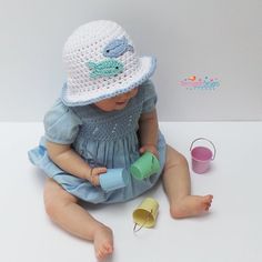 Crochet Pattern LITTLE FISHY HAT Sun Hat Pattern Cotton | Etsy Summer Hat Pattern, Sun Hat Pattern, Chunky Crochet Hat, Baby Summer Hat, Bonnet Au Crochet, Toddler Sun Hat, Crochet Baby Hat Patterns, Crochet Sun Hat, Hat Crochet Pattern