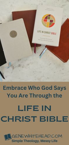 Embrace who God says you are through the Life in Christ Bible. This unique resource helps you uncover your true identity with special sections focused on self-discovery and spiritual transformation. Reflection questions and prayer prompts invite deeper engagement, encouraging you to see yourself through God's eyes. Perfect for believers at any stage of their faith journey seeking to understand and live out their identity. #FaithJourney #SpiritualGrowth #IdentityInChrist #SimpleTheology ✨📖 Prayer Prompts, God's Eyes, Bible Stand, Messy Life, Faith Journey, Spiritual Transformation, Reflection Questions, God Says, See Yourself