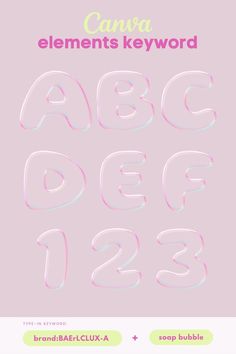 the font and numbers are made up of different shapes, sizes, and colors to make it