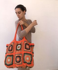 Orange Large Capacity Square Bag, Large Capacity Orange Square Bag, Large Capacity Square Orange Bag, Square Orange Bag For Vacation, Square Orange Bag For Daily Use, Orange Square Bag For Vacation, Orange Square Bag For Daily Use, Orange Square Vacation Bag, Square Orange Bags For Daily Use