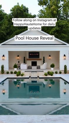 the pool house reveal is here