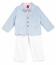 Class Club 2T7 Seersucker Suit Set #Dillards Boys Easter Outfit, Seersucker Suit, Holiday Guide, Easter Outfit, Suit Set, Wedding Dress, Mens Tops