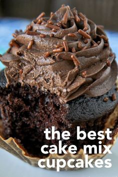 the best cake mix cupcakes