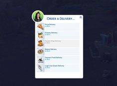 the order and delivery page is displayed in this screenshote image, with an individual's profile on it