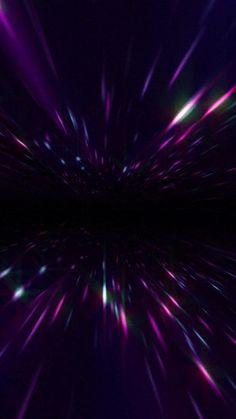 an abstract purple and black background with light streaks in the center, as well as some bright