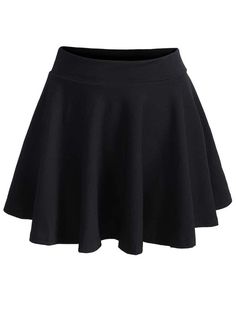 Black Skirt, Elastic Waist, Plus Size, Elastic, Skirt, Free Shipping, Black