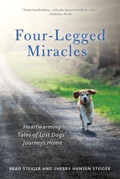 Heartwarming true stories of lost dogs finding the way back home, relying entirely on amazing canine intelligence and instincts Four-Legged Miracles is a collection of wondrous lost-and-found canine sagas--actual Lassie, Come Home tales--that highlight dogs' remarkable abilities to return home despite almost unbelievable odds. Brad and Sherry Steiger have collected dramatic, carefully documented true-life anecdotes that showcase canines' amazing intelligence, courage, and sometimes seemingly supernatural powers. Often, there are no sensible explanations for how the dogs overcome obstacles like natural disasters and fierce wilderness areas, predators, grievous injuries, and more to find their human families. These fascinating reunion stories include: --Mason, the white terrier who crawled h The Way Back Home, Book Club Recommendations, Dog Movies, Way Back Home, Dog Books, Dog Stories, Losing A Dog, True Life, Come Home