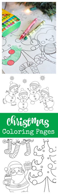 christmas coloring pages for kids to print and color