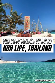 the best things to do in koh lipe, thailand