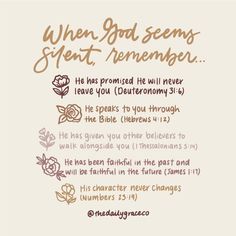 a handwritten poem with flowers and the words when god seems sent, remember