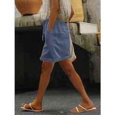 Fabric:Faux Linen; Gender:Women's; Style:Fashion; Elasticity:Inelastic; Occasion:Vacation; Fit Type:Regular Fit; Function:Comfort; Pattern:Plain; Design:Cut Out,Side Pockets; Pants Type:Wide Leg,Linen Pants,Shorts; Front page:FF; Listing Date:03/09/2023; Production mode:External procurement; Hips:null; Length:null; Waist:null; Pants Length:Short Capri Shorts, Plain Shorts, Knee Length Shorts, Linen Casual, High Waist Pants, Wide Leg Linen Pants, Pants With Pockets, Shorts Pants, Shorts Summer