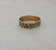 ESTATE 14K GOLD WIDE SIZE 1 RING SMALL CHILDS BAND RING BUT GREAT FOR PINKY OR MIDI RING.  4MM WIDE. GREAT SHAPE. ESTATE ITEM. UNMARKED ACID TESTS FOR 14K. 1 GRAM.PLEASE BE ADVISED SOME PHOTOS ARE CLOSEUPS TO SHOW DETAIL, PLEASE READ FULL DESCRIPTION FOR BETTER UNDERSTANDING OF SIZE.  This item is preloved and Antique/Vintage. This means it may have signs of wear and use and is offered as is.  You will receive the exact item shown in the photos. There may be slight color variation depending on your monitor display. Please see pictures as they are part of the item description. Please contact me if you want more information and/or pictures for this item. I test all gems with the Presidium Gem Tester II. And I test all metals for purity verification using a precious metal acid testing system. Gold Band Wedding Ring, Medieval Rings, Midi Ring, All Gems, Pink Agate, Wedding Band Ring, Handmade Rings, Diamond Rings Bands