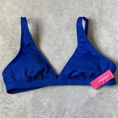 Questions? Leave A Comment Below! Blue Bra-friendly Swimwear For Vacation, Blue Adjustable Seamless Swimwear, Royal Blue Color, Womens Swim, Bralette, Royal Blue, Swimming, Blue Color, Women Shopping