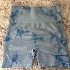 Blue Gym Shorts With Butt Scrunch Super Flattering! Never Worn Will Take Offers Blue Gym Bottoms For Summer, Light Blue Casual Workout Bottoms, Summer Shorts By Amazon, Blue Biker Shorts With Elastic Waistband, Blue Spring Activewear Shorts, Blue Shorts For Spring Yoga, Blue Yoga Shorts With Elastic Waistband, High Rise Bottoms For Sports In Summer, High Rise Bottoms For Sports And Summer