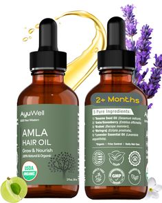 PRICES MAY VARY. Nourish Your Hair From Root to Tip, for thicker, stronger, softer hair, naturally. A unique blend of organic amla (Indian gooseberry), bhringraj, brahmi, lavender and sesame oils, AyuWell is your all-in-one hair care solution to help promote growth, reduce shedding, soften and condition for your best hair day ever! Authentically Ayurvedic: Rooted in ancient Indian traditions, our amla hair oil is expertly formulated by renowned Ayurvedic practitioner Dr Preeti Gupta. Our organic Hair Growth Indian, Indian Hair Growth Oil, Indian Hair Growth, Indian Hair Oil, Indian Hair Care, Softer Hair, Amla Hair Oil, Indian Gooseberry, Ayurvedic Hair Care