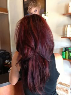 Wine Red Hair Color, Deep Red Hair, Red Hair Color Ideas, Wine Red Hair, Wine Hair, Red Hair Inspo, Cherry Hair, Dark Red Hair, Hair Color Shampoo