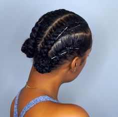 Protective 4c Hairstyles, Lori Harvey Braids, Braids With Shaved Sides, Cabello Afro Natural, Low Buns, Braided Hairstyle, Girls Natural Hairstyles, Pelo Afro