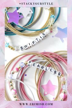 And I don't know how it gets better than this... 😘 We know you're singing along. Get your limited edition Eras Customs and be FEARLESS. #erimish #stackyourstyle #stretchbands #swifties #swiftiesforever #fearless Be Fearless, Stretch Bands, It Gets Better, I Don't Know