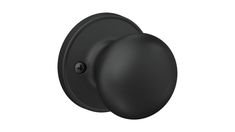 an image of a black door knob