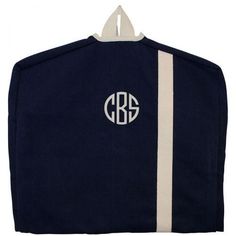 Monogrammed Navy Garment Bag Halloween Subway Art, Garmet Bag, Dopp Bag, Costume Bags, Suit Bag, Utility Tote