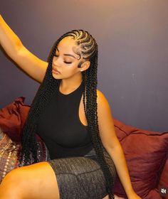 12 Best Products For Your Braids Baddie Braids Hairstyles 2024, Sengelese Twist, Cornrow Twist, Hairstyles Kenya, Braids Aesthetic, African Braids Hairstyles Pictures, Latest Hair Braids, Cornrows Natural Hair, Twist Hairstyle