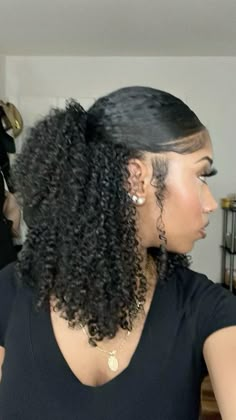 hair | hairstyle | hair inspo | inspo | lifestyle | coily hair | coily hairstyles Slick Back Half Up Half Down Hair Curly Natural, Half Up Half Down Black Women Curly Hair, Half Down Half Up Hairstyles Curly Hair, Curly Hair 4c Styles, Curly Hair Inspo Hairstyles School, Half Up Down Curly Hair, Half Up Half Down Hair Natural 4c, 3 C Hairstyles, Half Up Half Down Curly Clip Ins