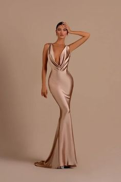 Elegant Champagne Mermaid Prom Dress Long Slimming Long Mermaid Dress, Mermaid Bridesmaid, Prom Dress Long, Prom Dresses Long Mermaid, Mermaid Prom Dress, Mermaid Bridesmaid Dresses, Prom Dresses Sleeveless, Glamorous Dresses, فستان سهرة