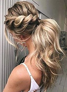 Hairstyle Bridesmaid, Ponytail Hairstyle, Twist Ponytail, Wedding Guest Hairstyles, Low Ponytail, Hairdo For Long Hair, Hair Stuff