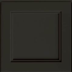 an image of a black cabinet door