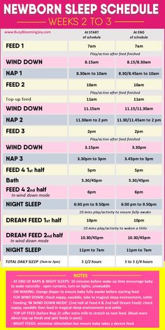 a poster with the words newborn sleep schedule in pink, yellow and blue on it